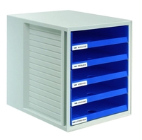HAN Schubladenboxen Han Schrank-Set blau 1401-14 DIN C4 27, 5 x 33, 0 x 32, 0 cm