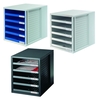 HAN Schubladenboxen Han Schrank-Set schwarz 1401-13 DIN C4 27, 5 x 33, 0 x 32, 0 cm