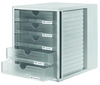 HAN Schubladenboxen Han System-Box lichtgrau-tt 1450-63 DIN C4 27, 5 x 33, 0 x 32, 0 cm