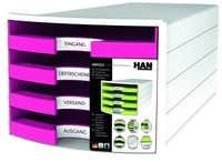 HAN Schubladenboxen IMPULS 1013-56 DIN C4 29, 4 x 36, 8 x 23, 5 cm
