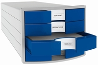 HAN Schubladenboxen Schubladenbox "Impuls" blau 1012-14 DIN C4 29, 4 x 36, 8 x 23, 5 cm