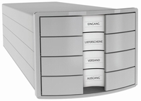HAN Schubladenboxen Schubladenbox "Impuls", lichtgr 1012-11 DIN C4 29, 4 x 36, 8 x 23, 5 cm