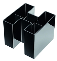 HAN Stiftehalter Han H-Köcher Bravo schwarz 10, 9 x 10, 9 x 9, 0 cm Schwarz