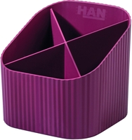 HAN Stiftehalter Han Köcher Karma rot 11, 1 x 11, 1 x 10, 5 cm Rot
