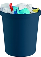 helit Papierkörbe german Papierkorb blau 18, 0 l Blau