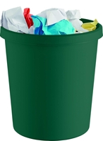 helit Papierkörbe german Papierkorb grün 18, 0 l Grün