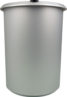 helit Papierkörbe Helit Duo Papierkorb silber/sz 20, 0 + 9, 0 l Silber