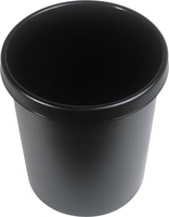 helit Papierkörbe Helit Papierkorb 18l schwarz 18, 0 l Schwarz