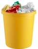 helit Papierkörbe Helit Papierkorb 30l gelb 30, 0 l Gelb