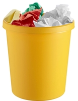 helit Papierkörbe Helit Papierkorb 30l gelb 30, 0 l Gelb