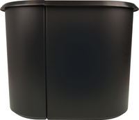 helit Papierkörbe Helit Pap.korb "the double" sz 20, 0 + 9, 0 l Schwarz