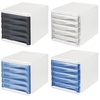 helit Schubladenboxen Helit Schubladenbox transparen H6129902 DIN A4 26, 5 x 34, 0 x 25, 0 cm