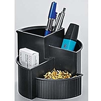 helit Stiftehalter Helit Linear Multiköcher Schwa 14, 0 x 14, 0 x 10, 0 cm Schwarz