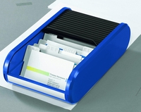 helit Visitenkartenbox Visitenkartenbox blau blau/schwarz blau