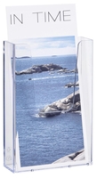 helit Wandprospekthalter Wand-Prospekthalter 1x 1/3 A4 1/3 DIN A4 1-Fach Transparent