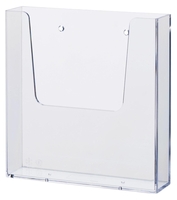helit Wandprospekthalter Wand-Prospekthalter A5 hoch A5 1-Fach Transparent