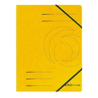 herlitz Eckspanner easy orga DIN A4 - gelb - 5 Stück
