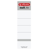 herlitz Einsteck-Rückenschilder für 8, 0 cm Rückenbreite - weiß