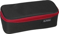 herlitz Federmäppchen schwarz/rot