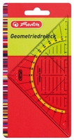 Herlitz Geodreieck 16cm tran.
