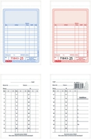 herlitz Kassenformulare Kassenblock mit Additionsblatt,  mit fortlaufenden Nummern 882613 DIN A6 2x 50 Seiten