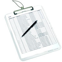 herlitz Klemmbrett DIN A4 glasklar