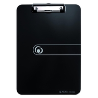 herlitz Klemmbrett DIN A4 opak schwarz