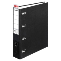 herlitz maX.file protect Doppelordner 2 x A5 quer Karton 7, 0 cm - schwarz