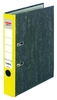herlitz Ordner 5 cm DIN A4 Karton gelb marmoriert