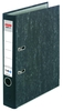 herlitz Ordner 5 cm DIN A4 Karton schwarz marmoriert