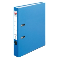 herlitz Ordner 5 cm DIN A4 Kunststoff blau,  acqua