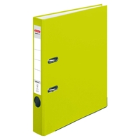 herlitz Ordner 5 cm DIN A4 Kunststoff neon grün