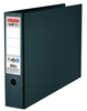 herlitz Ordner 7.5 cm DIN A3 quer Karton schwarz marmoriert