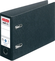 herlitz Ordner 7.5 cm DIN A5 quer Karton schwarz