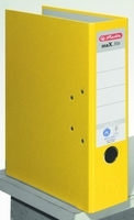 herlitz Ordner 8 cm DIN A4 Karton gelb