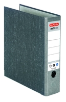 herlitz Ordner 8 cm DIN A4 Karton grau marmoriert