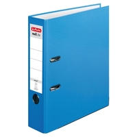 herlitz Ordner 8 cm DIN A4 Kunststoff blau,  acqua