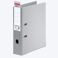 herlitz Ordner 8 cm DIN A4 Kunststoff grau
