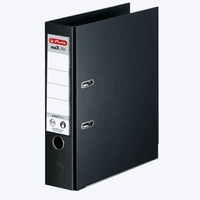 herlitz Ordner 8 cm DIN A4 Kunststoff schwarz