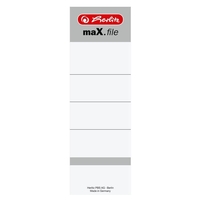 herlitz Ordneretiketten maX.file weiß - 10 Stück