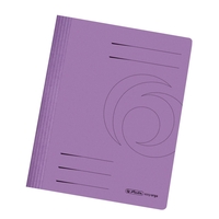herlitz Schnellhefter DIN A4 Stabiler Manila-Karton violett