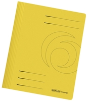 herlitz Schnellhefter Herlitz Schnellhefter gelb DIN A4 Stabiler Manila-Karton gelb
