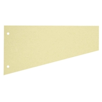 herlitz Trennstreifen Trapez chamois - 100 Stück