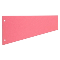 herlitz Trennstreifen Trapez rosa - 100 Stück
