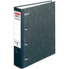 herlitz Wolkenmarmor-Papier Doppelordner Karton 7, 0 cm - schwarz