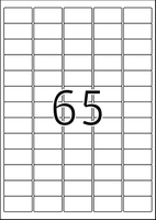 HERMA Adress-Etiketten 4504 38, 1 x 21, 2 mm weiß