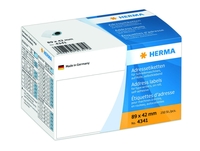 HERMA Adress-Etiketten Adress-Etiketten 89x42mm 250St 89, 0 x 42, 0 mm weiß