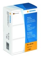 HERMA Adress-Etiketten Adress-Etiketten 95x48 1000St. 95, 0 x 48, 0 mm weiß