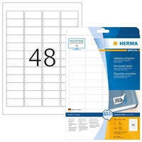 HERMA Etiketten 4346 weiß 45, 7 x 21, 2 mm - 1.200 Stück