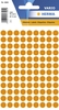 HERMA Klebepunkte Markierungspunkte leuchtorange Ø 8, 0 mm Orange